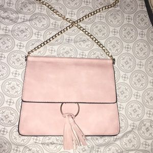 Pink clutch purse
